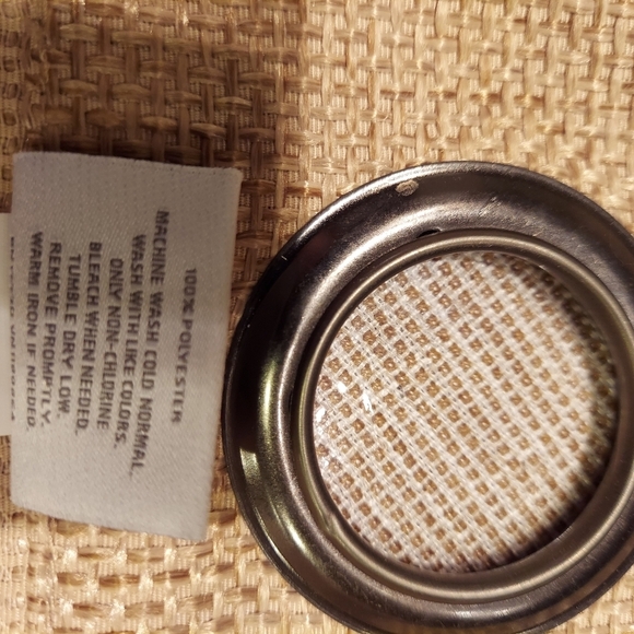 Threshold thick blockout beige/tan curtains. 2 panels. Size W54xL82 Home Decor - Picture 6 of 6